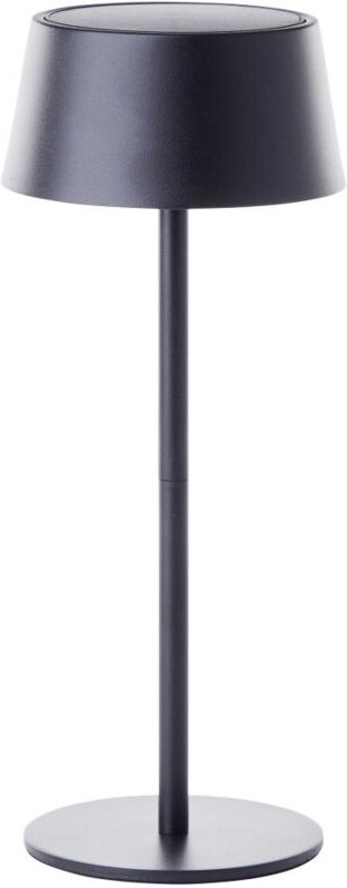 Led Außen-Tischleuchte Picco led Außentischlampe Leuchte mit Solar in schwarz matt per usb ladbar - Brilliant