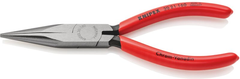 30 21 160 Langbeckzange mit Kunststoff überzogen schwarz atramentiert 160 mm