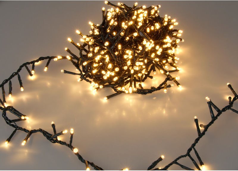 Led Lichterkette extra warm weiß - 14 m / 700 led - Weihnachtsbaum Deko Beleuchtung für Außen und Innen