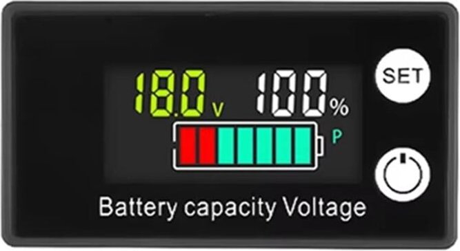 Thumbnail - Tlily - Batterie Voltmeter dc 8-100V Kapazitätsanzeige Leistungsmesser Lithium c