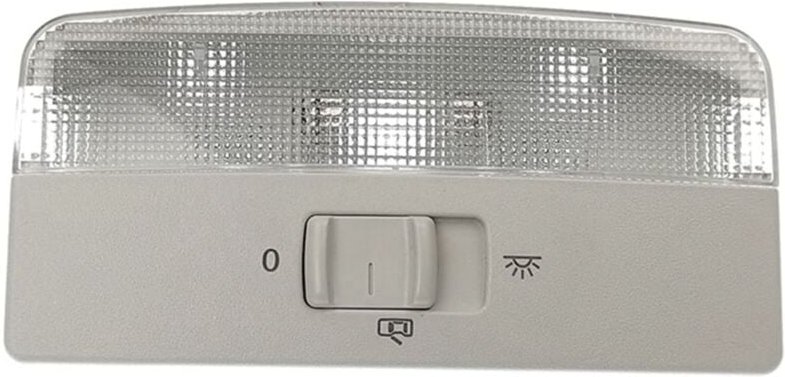 Tlily - Graue Leseleuchte, Innenleuchtenkuppel für 9N 6R T5 2002–2015 2002–2005 2004–2015 Fabia Seat 6QD947105