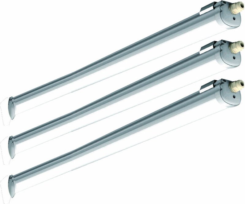 Led Deckenleuchten Feuchtraum 150 cm Feuchtraumwannenleuchten led 150 cm Garagenlampen led Röhre, IP65, 1x led 32W 5120L...