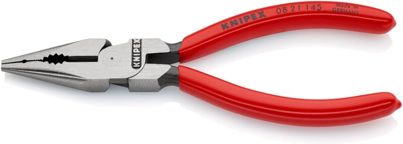 Knipex - 08 21 145 Werkstatt Kombizange 145 mm din iso 5746