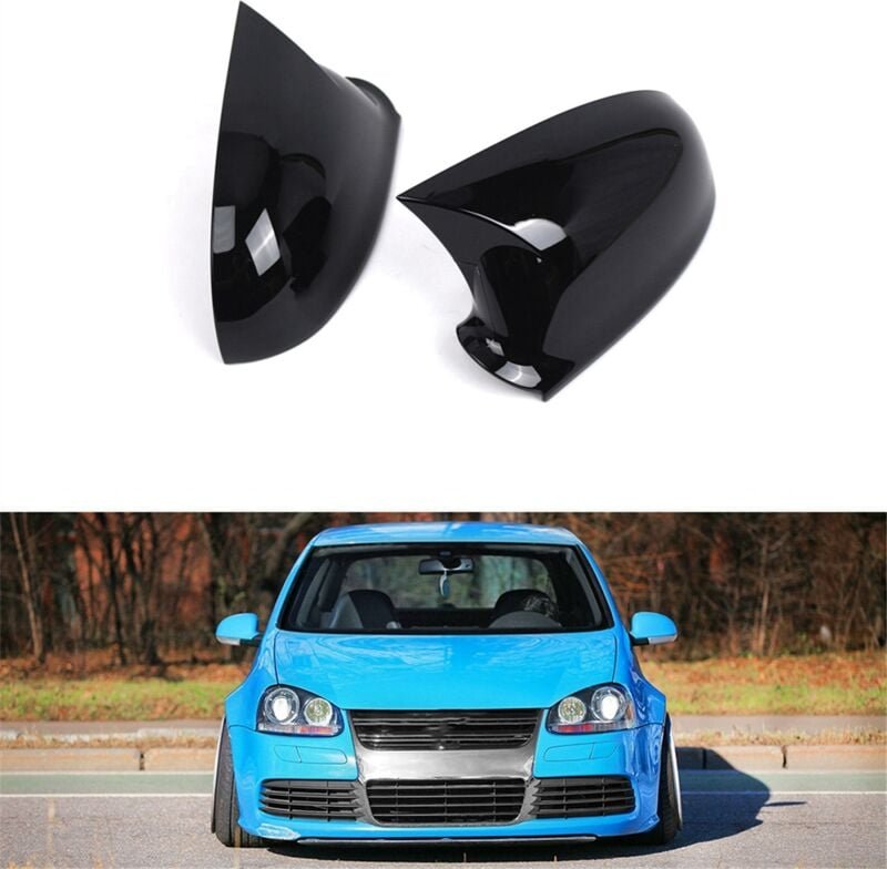 Für vw golf MK5 2005-2009 Tür Flügel Spiegel Abdeckung Caps 1K0857537 1K0857538 Rückspiegel Abdeckung