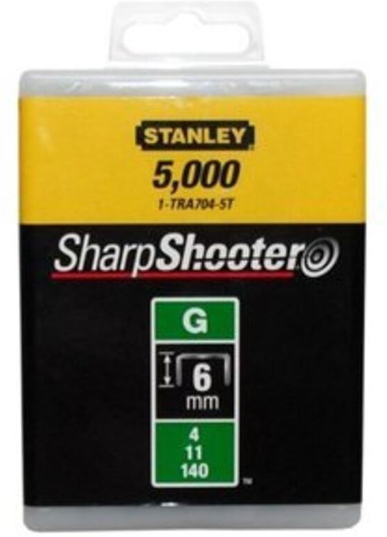 Klammern Typ g 6mm 5000 St. 5000 Stk - Stanley