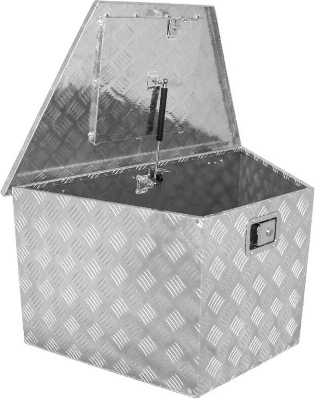 Güde - Alu Deichselbox gt 120 – 120L abschließbare Aluminium Werkzeugbox