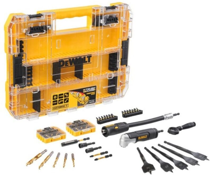 Thumbnail - DT70777-QZ Schraubendreher-Bohrer mit Winkelkopf, 85-teilig - Dewalt