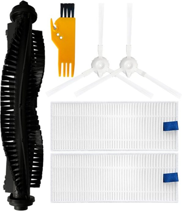 Hauptseitenbürste Hepa-Filter Wischlappen für Dynaking R7