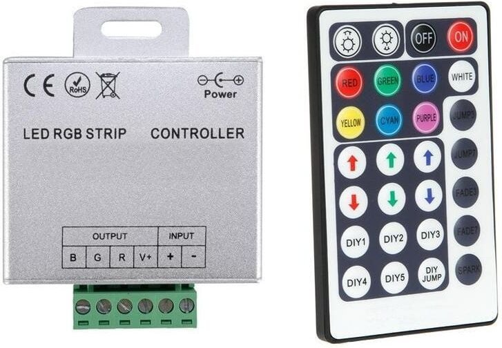 Efectoled - Controller Dimmbar LED-Streifen rgb 12/24V mit RF-Fernbedienung
