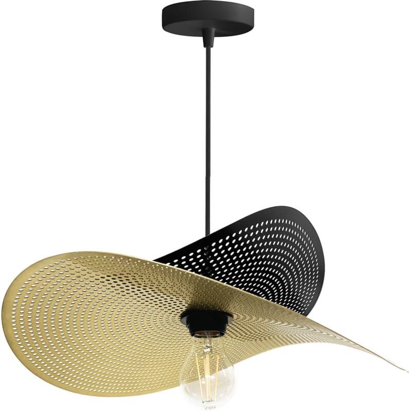Toolight - deckenlampe APP1471-1CP black/gold