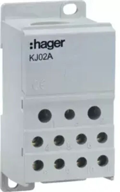 Hager Verteilerblock 160A/250A, 1-polig KJ02A