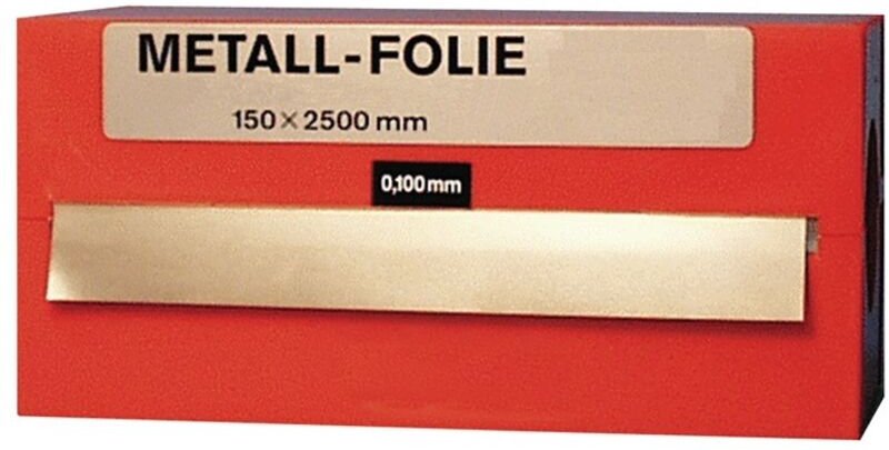 Record - Metallfolie Dicke 0,300 mm Messing MS63 Länge 2500 mm Breite 150 mm