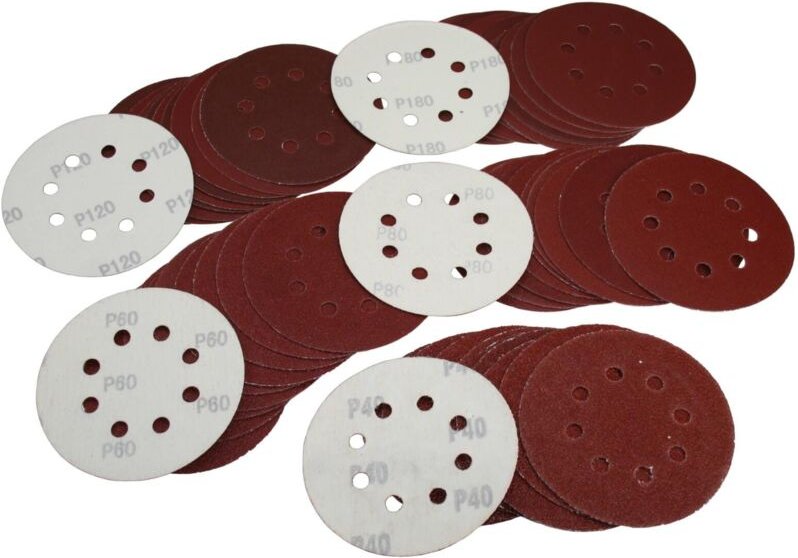 Thumbnail - Schleifscheiben-Set, ø 125 mm, 50-tlg. - Chilitec