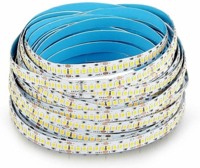 LED-Streifen Samsung SMD2835 15W/m 10m 240 LED/m 24V Kaltweiß IP20 10mm - V-tac
