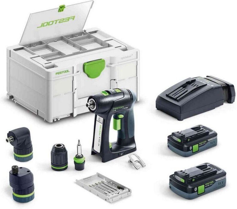 Akku-Bohrschrauber c 18 hpc 4,0 I-Set - Festool
