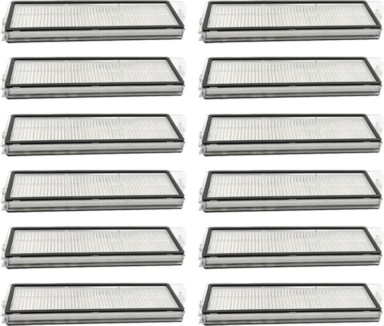 12-Teilige Ersatzfilter für S8 MaxV Ultra/G20S/S8pro Maxv Roboter-Staubsaugerzubehör, Waschbare Filter