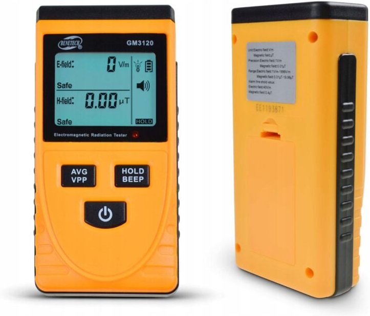 ELEKTROMAGNETISCHES FELDMESSER-WELLENTESTER – 1999 V/m, 100 uT – CE 5G