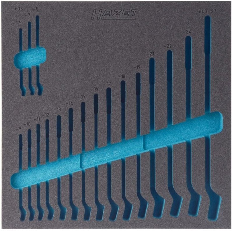 Hazet 2-Komponenten Weichschaum-Einlage für Art.Nr. 163-99/18, 2/3 (344 x 342 mm)