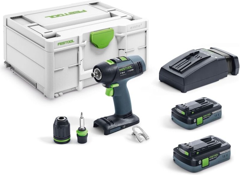 Akku-Bohrschrauber t 18+3 hpc 4,0 I-Plus - Festool