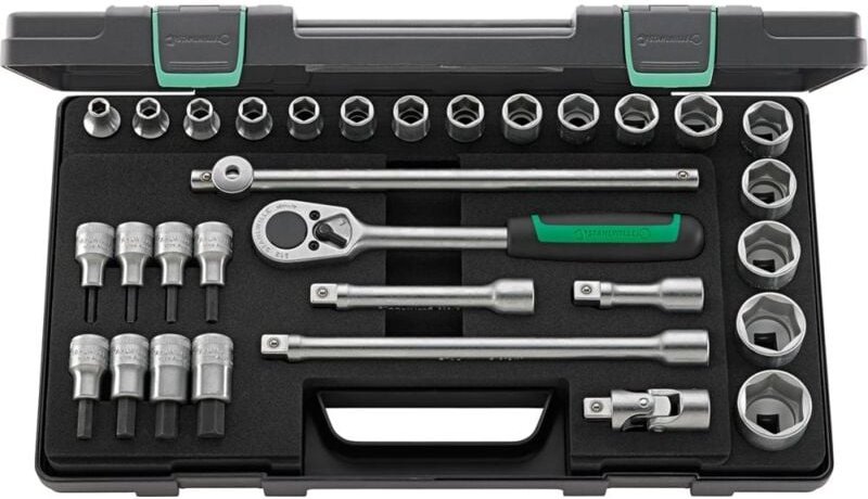 Steckschl.-Grt. 1/2' 31tlg. 52/54/25/6 kn - Stahlwille