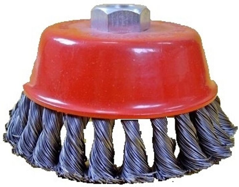 3" Stahlbecher-Reinigungsbürste