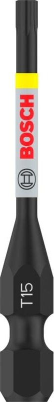 Pro Schrauberbits Torx Impact Bit, T15, 55 mm, 2-tlg. - Bosch