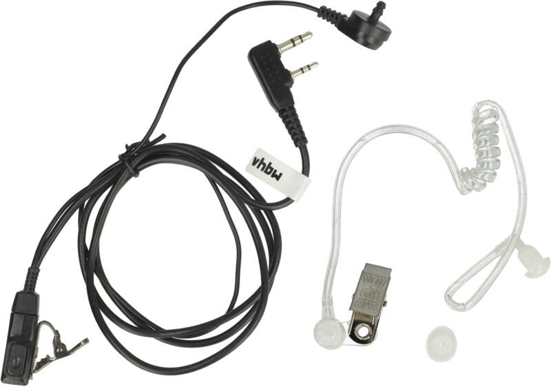 Vhbw - Headset kompatibel mit Kenwood TK-270G, TK-308, TK-260G, TK-278G, TK-272, TK-270, TK-260, TK-3100, TK-272G Funkge...
