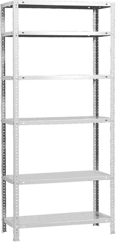 Simonrack 6/400 Metallregal Weiß 6 Böden