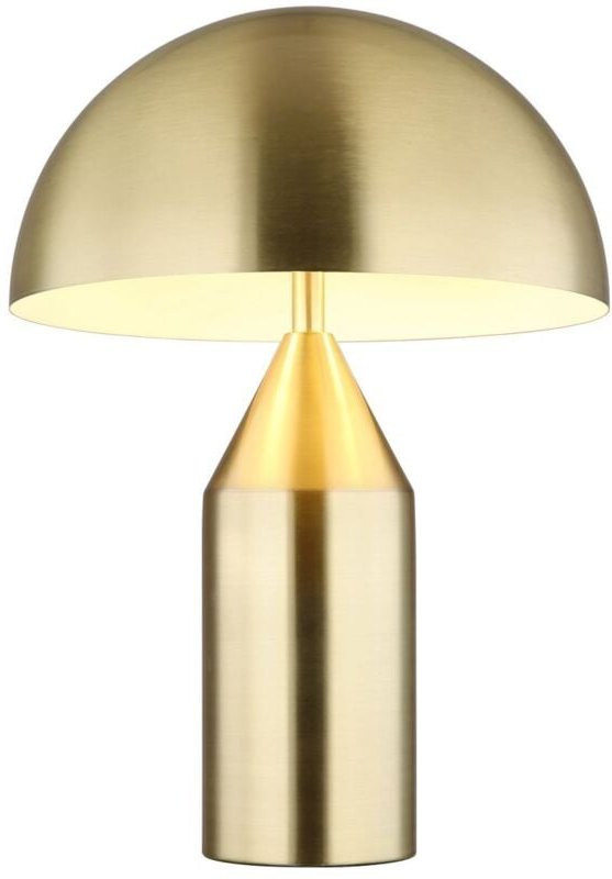 Thumbnail - Tischlampe 2 flammig Leselampe Nachttischlampe messing Wohnzimmerlampe Tischleuchte, 2x E27 Fassung, DxH 28 x 39 cm