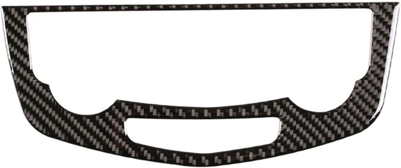 Tlily - Real Carbon Fiber Dashboard Klimaanlage Schalter Panel Trim Abdeckung Dekoration für 2014-2018