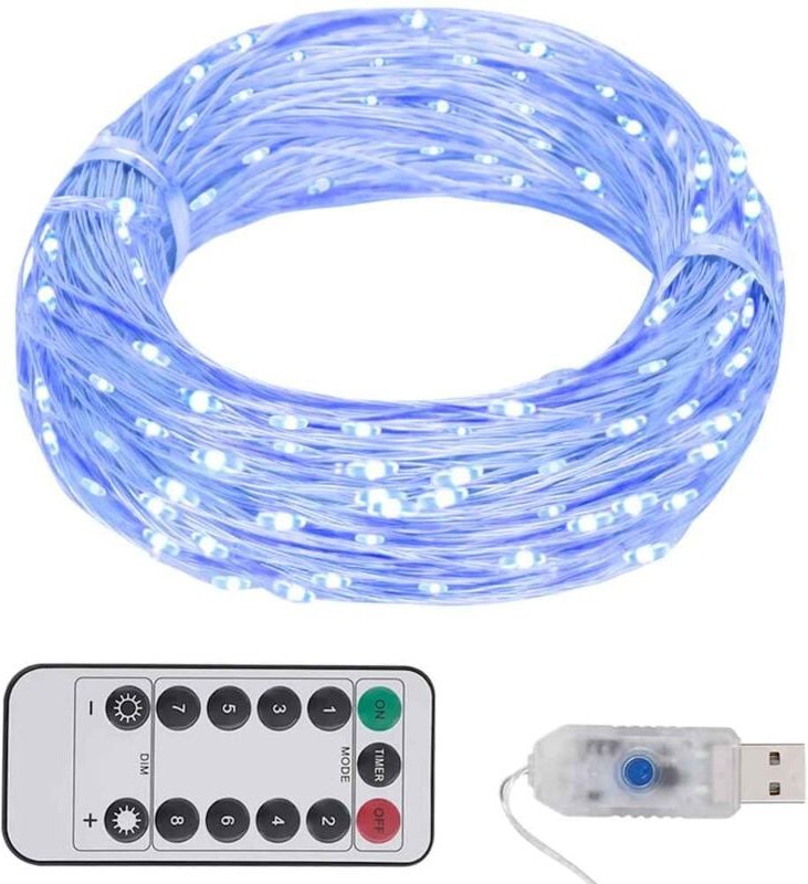 LED-Lichterkette mit 150 LEDs Blau 15 m Vidaxl