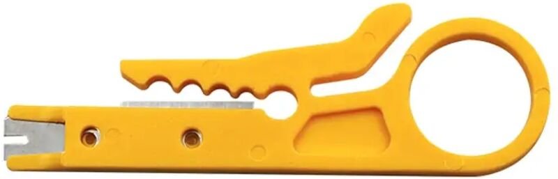 3-teiliges tragbares Crimpwerkzeug mit Abisolierzange, Kabelabisolierer, Schneidwerkzeug und Taschenmultitool