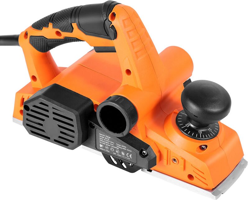 Mophorn Elektrohobel, 82 mm Schnittbreite, 900 W Leistung, 14500 U/min, Handgerät für Holzarbeiten, mit verstellbarer Sc...