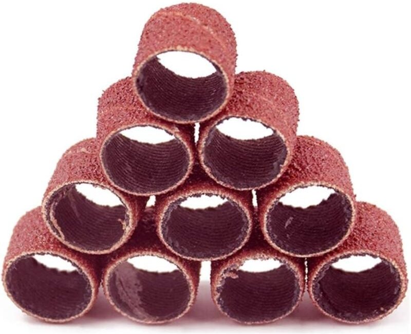 100 Stück Schleifwerkzeuge, Mini-Winkelschleifer, Schleiftrommel-Set, 12,7 mm Trommel-Schleifset, 2 Stück Schleifdorn fü...