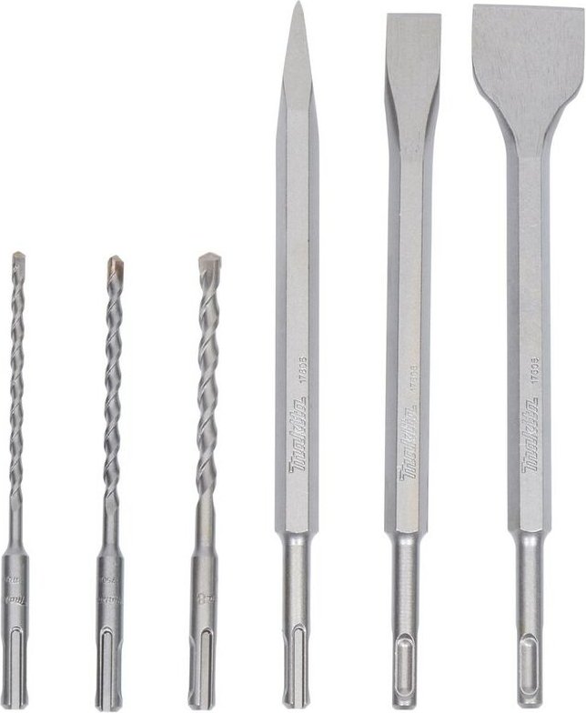 Satz mit 3 Bohrern und 3 sds-plus Meißeln Makita D-58920