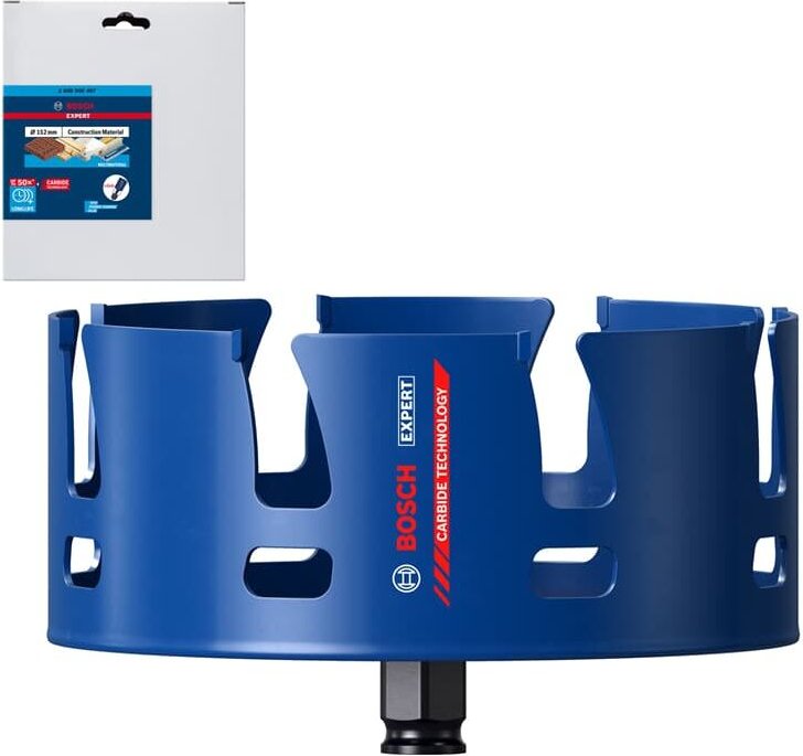 Bosch Expert Construction Material Carbide Lochsäge für Holz, Ziegel, Ausführung: 152mm, 2608900487