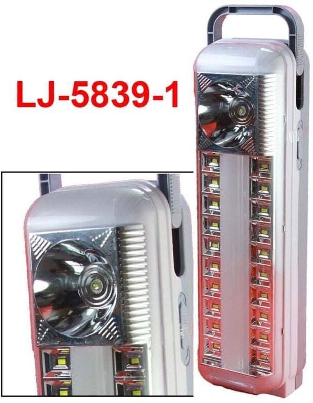 Wiederaufladbares Notlicht mit 20 SMD-LEDs, 14 SMD-Neonlichtern und 1 LED-Taschenlampe - - Ymyny