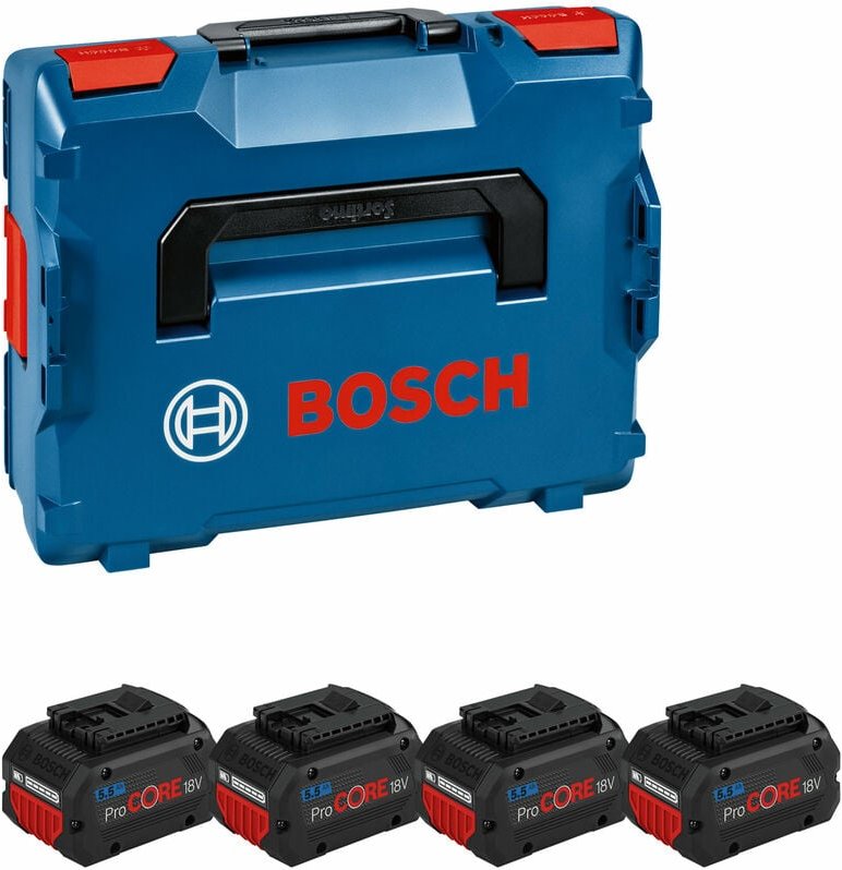 Bosch Professional - Bosch Akku Multiset 4x ProCore 5,5 Ah Akkupack in l-boxx 136