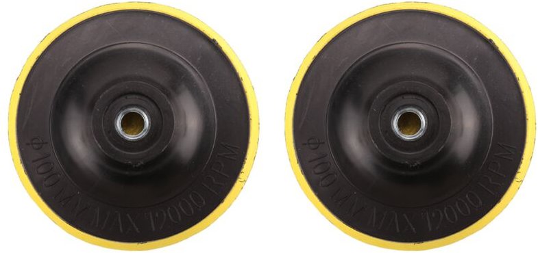 2 stücke 100mm Polierer Bonnet Pad Winkelschleifer rad Polieren Sandpapierscheibe