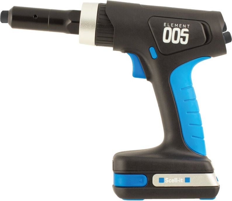 Nietgerät 1 Batterie 18V 2Ah scell it für Ø2.4 - 4.8 mm - E-005-1XBAT