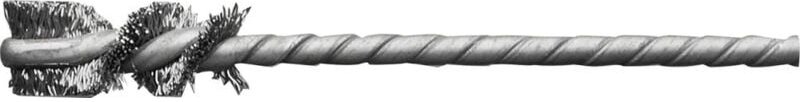 Lessmann Mikro-Rohrbürste Inox Ø25x25/90 mm, S3,8mm