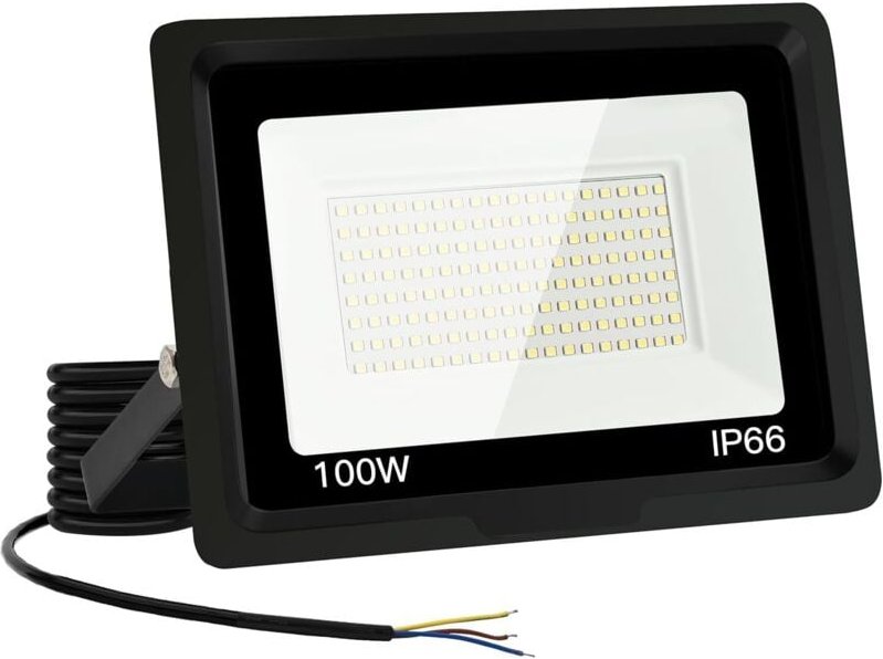 100W LED Flutlicht, 10000LM Superhelles LED Flutlicht für den Außenbereich IP66 Wasserdichter LED Fluter für den Außenbe...