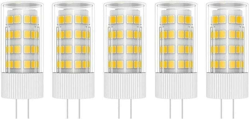 Shining House - x G4-LED-Lampe, 5 w, 51 smd 2835 LEDs, warmweiß, 3000 k, LED-Leuchtmittel, entspricht 50 w Halogenlampe,...