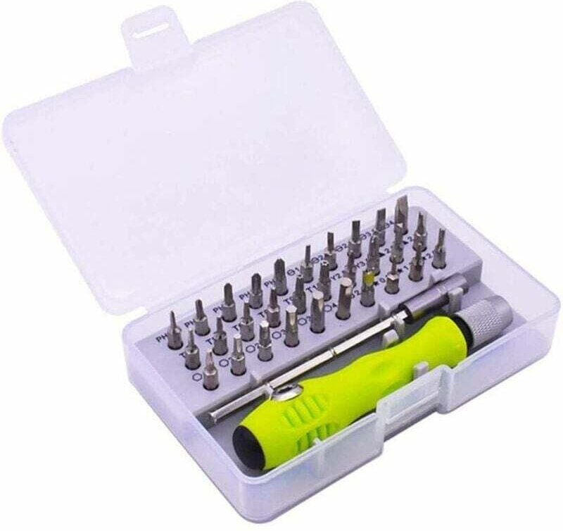 Gabrielle - 32-teiliges Schraubendreher-Set, tragbare Präzisions-Schraubendreher-Reparaturwerkzeuge für Telefon, Compute...