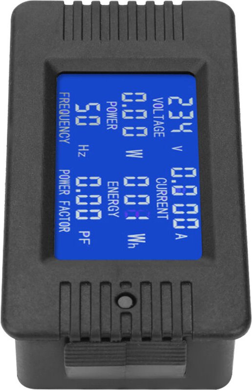 Ej.life - Digitales Messgerät, peacefair Volt-Ampere-Messgerät, KWh-Tester PZEM-018 ac 80–260 v 5 a Multimeter, Digitale...