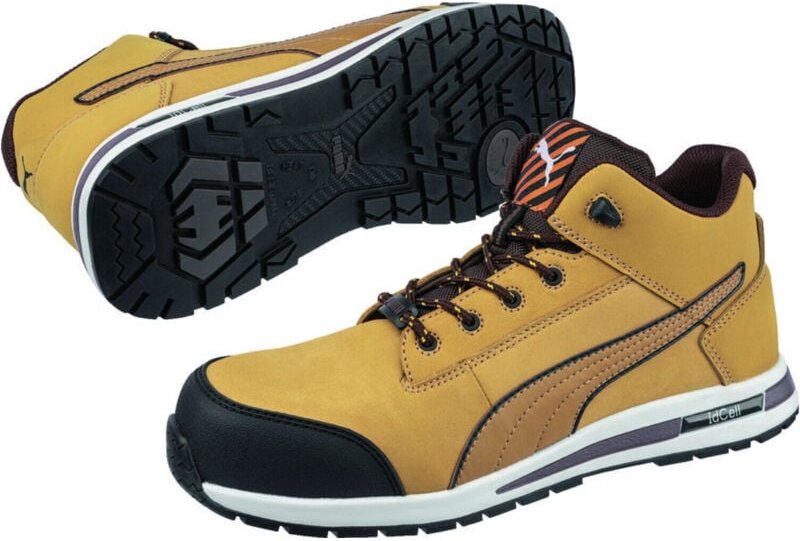 Puma - Dash Wheat Mid hro src 633180-45 Sicherheitsstiefel S3 Schuhgröße (eu): 45 Beige, Braun 1 St.