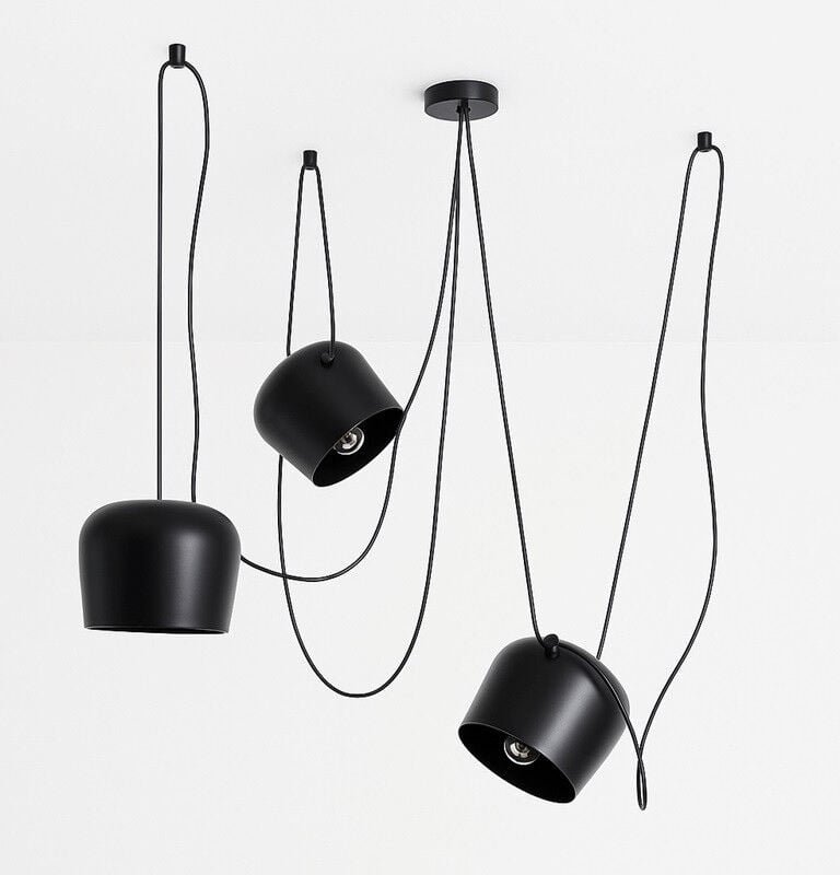 Barcelona Led - Moderne Dreifach-Pendelleuchte "Blus" - E27