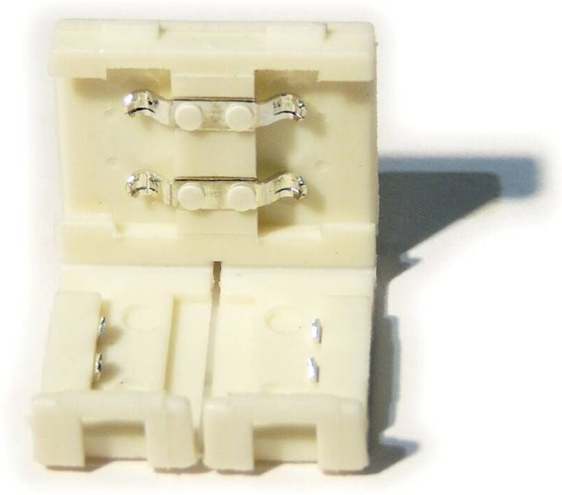 Stecker für 12V einfarbige LED-Streifen 8mm direkt ohne Kabel