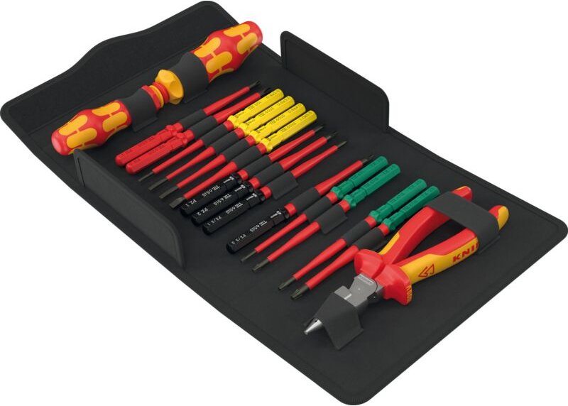 Kraftform Kompakt vde 17 extra slim 2 Tool Finder, 17-teilig - Wera