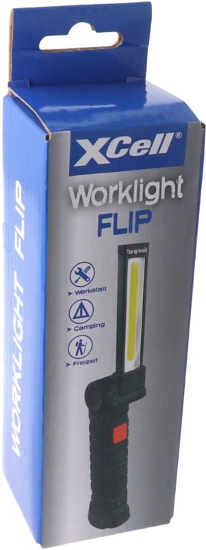 144964 Work Flip led Arbeitsleuchte akkubetrieben 400 lm, 85 lm - Xcell